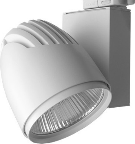 LTS Licht&Leuchten LED-Stromschienenstrahler weiß 3000K 15Gr BIXXL 204.30.15.2 weiß