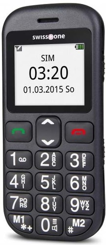 swisstone GSM Großtast.Mobiltelefon bel.Grafikdisplay BBM320c