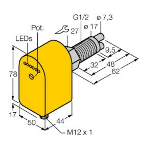 Turck Eintauchsensor FCS-GL1/2 #6870455