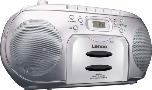 LENCO Radio/CD/Kassetten-Player SCD-420 SILVER