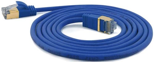 Wantec SSTP-Patchkabel Cat.6A bl 7,0m Steck. 4mm 7136 bl 7,0m