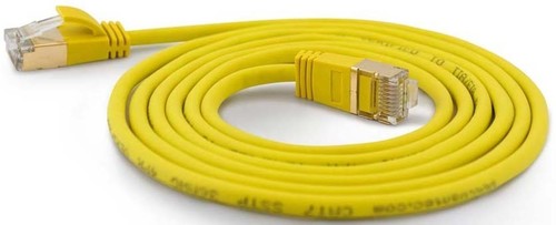 Wantec SSTP-Patchkabel Cat.6A ge 0,2m Steck. 4mm 7170 ge 0,2m