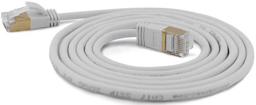 Wantec SSTP-Patchkabel Cat.6A gr 7,0m Steck. 4mm 7192 gr 7,0m