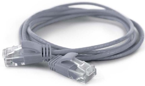 Wantec UTP-Patchkabel Cat.6A gr 5,0m RJ45 2,8mm 7303 gr 5,0m