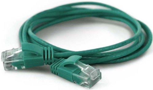 Wantec UTP-Patchkabel Cat.6A gn 0,25m RJ45 2,8mm 7325 gn 0,25m