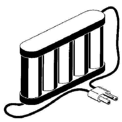 Stahl Akkublock 6V/7Ah Ersatzteil 118013