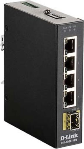 DLink Deutschland 5-Port Gigabit Ind.Switch unmanaged Layer2 DIS-100G-5SW