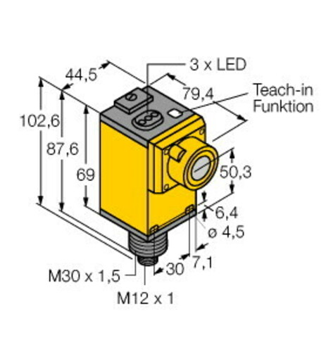 Turck Ultraschallsensor Q45ULIU64BCRQ6