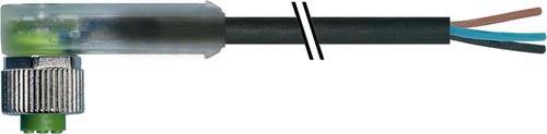 Murrelektronik M12-Buchse gew., LED m.frei. Leitungsende 7000-12381-6330500