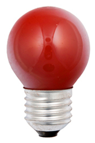 Scharnberger+Hasenbein Tropfenlampe 45x69mm E27 230V 25W rot 40275