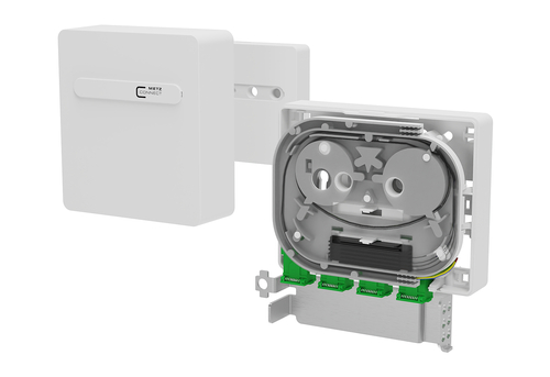 Metz Connect Anschlussbox splice 4xSC-S APC OS2 1501591H04HC