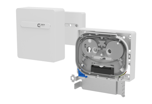 Metz Connect Anschlussbox splice 1xLC-D UPC OS2 1501597U01HC