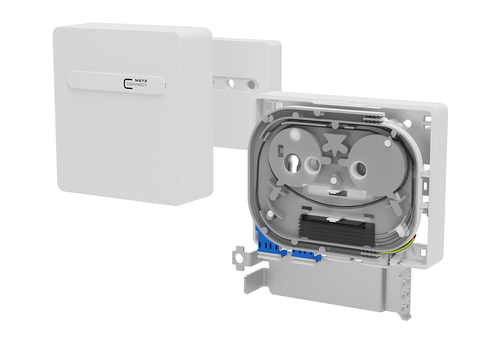 Metz Connect Anschlussbox splice 2xLC-D UPC OS2 1501597U02HC