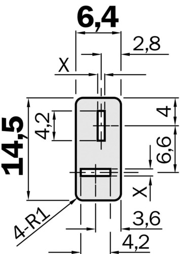 Sick Schlitzblende BL-150-10