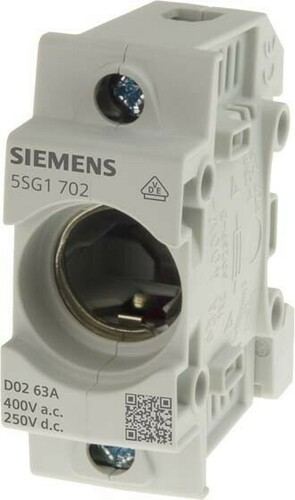 Siemens Dig.Industr. Neozed-EB-Sicherungssockel D01/16A 1-polig 5SG1302