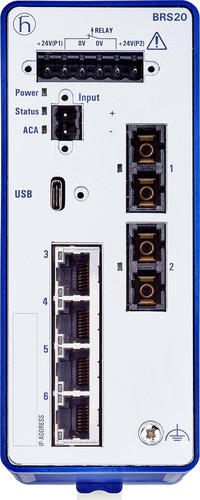 Hirschmann INET Ind.Ethernet Switch 6 Port, managed BRS20-4TX/2FX