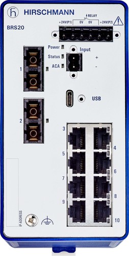 Hirschmann INET Ind.Ethernet Switch 4 Port, managed BRS20-4TX-EEC