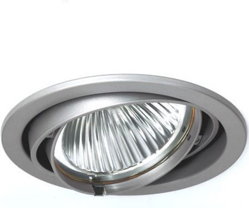 LTS Licht&Leuchten LED-Einbaustrahler silber 2700K 25Gr SCELP401.3027.25D si