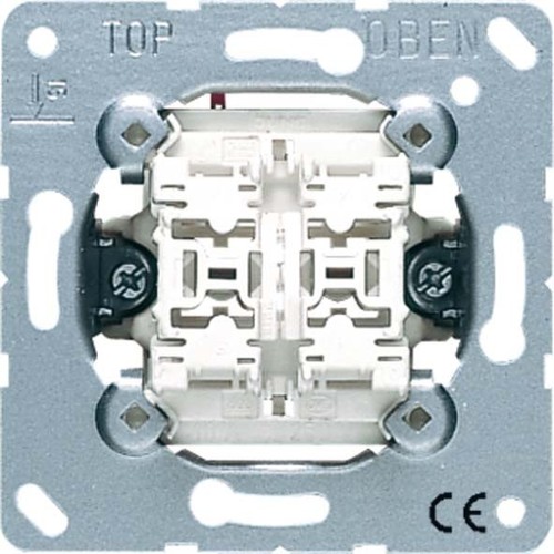 Jung Doppel-Taster 10AX 250V 2 Wechsler 539 U