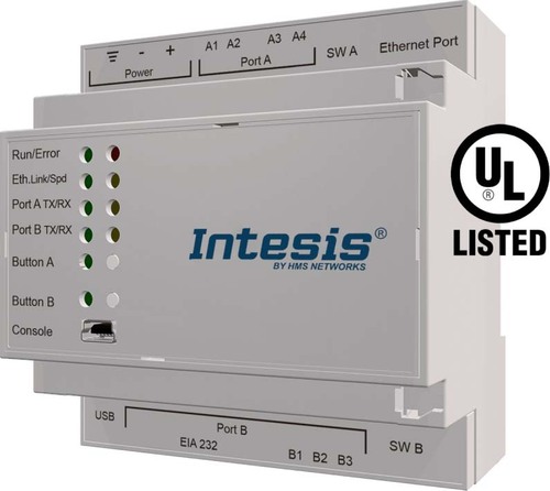 HMS Industrial Intesis DALI-2 to KNX TP Gateway INKNXDAL0640200