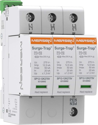 Mersen Überspg.-Ableiter Typ 1+2 12,5kA Uc275V 3+0TNC STPT12-12K275V-3PM