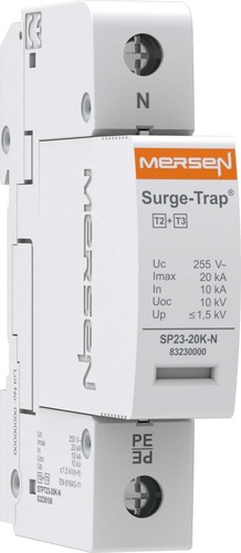 Mersen Überspg.-Ableiter Typ 2+3 20kA Uc255V N 1-pol. STPT23-20K-N