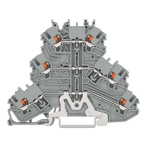 WAGO GmbH & Co. KG Dreistockklemme Drücker,gr 2200-3228