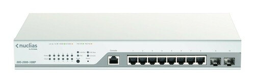 DLink Deutschland Nuclias Gigabit Switch 10-Port Layer2 PoE+ DBS-2000-10MP