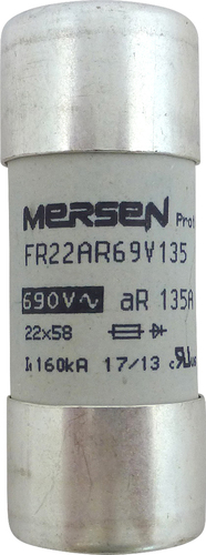 Mersen Sicherungseinsatz 22x58 AC690V 125A FR22AR69V125