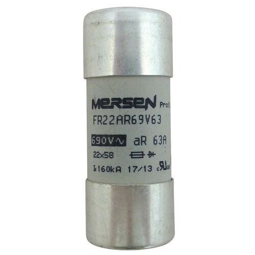 Mersen Sicherungseinsatz 22x58 AC690V 63A FR22AR69V63