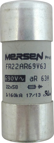 Mersen Sicherungseinsatz 22x58 AC690V 80A FR22AR69V80