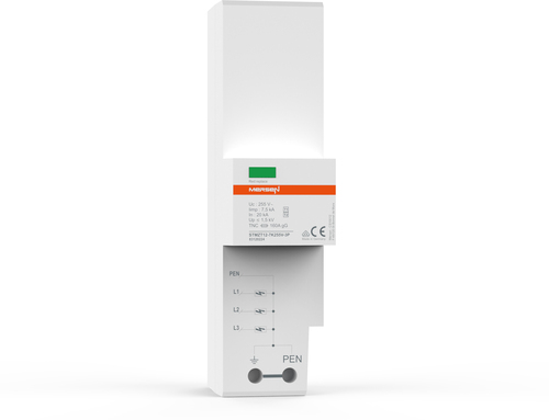 Mersen Überspannungsableiter Typ1+2 12kA Uc 255V STMZT12-12K255V-3P