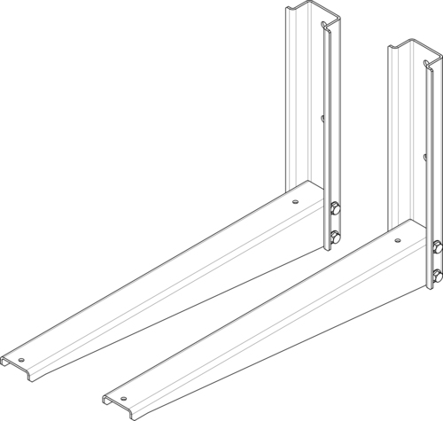 Glen Dimplex SEE M Flex Air Wandschiene f.horiz.Aufhängung A WallH