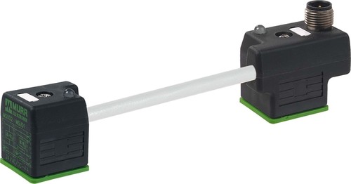 Murrelektronik M12-Stecker auf Doppelventilst. 7000-41541-2360000