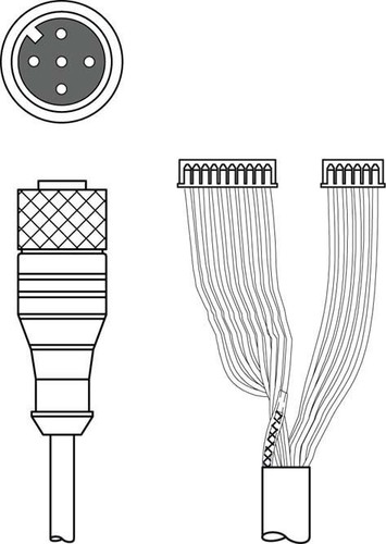 Leuze Anschlussleitung KB JST-M12A-5P-3000