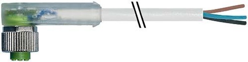 Murrelektronik M12 Buchse gewinkelt m.frei. Leitungsende 7000-12421-2340750