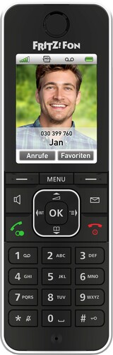 AVM DECT Telefon schnurlos FRITZ!Fon C6 Black