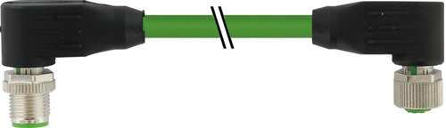 Murrelektronik M12 Stecker gewinkelt auf M12 Buchse gew. 7000-46061-8020500