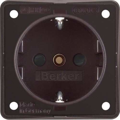 Berker Schuko-Steckd.br m.Schraubklemmen 941952501