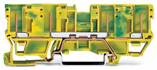 WAGO GmbH & Co. KG 4-Pin-PE-Basisklemme grün-gelb 769-207