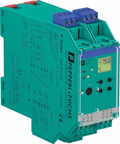 Pepperl+Fuchs Fabrik Temperaturmessumformer RTD, TC, Poti KFU8-GUT-Ex1.D