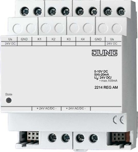 Jung Analogeingangsmodul 4-fa REG Gehäuse 4TE 2214 REGAM