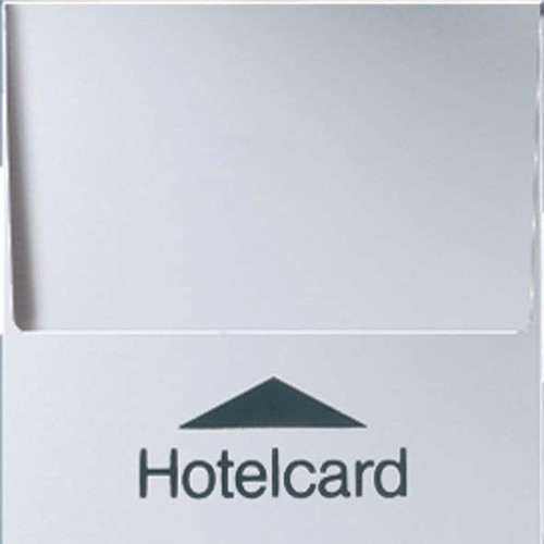 Jung Hotelcard-Schalter aluminium ohne Taster-Einsatz A 590 CARD AL