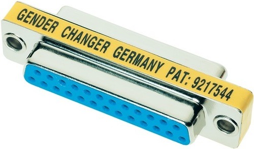 Harting Gender Changer D-Sub 3 25-polig Buchse 39509040050