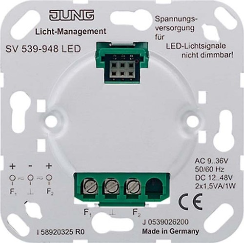 Jung Spannungsversorgung AC9-36V DC12-48V SV 539-948 LED