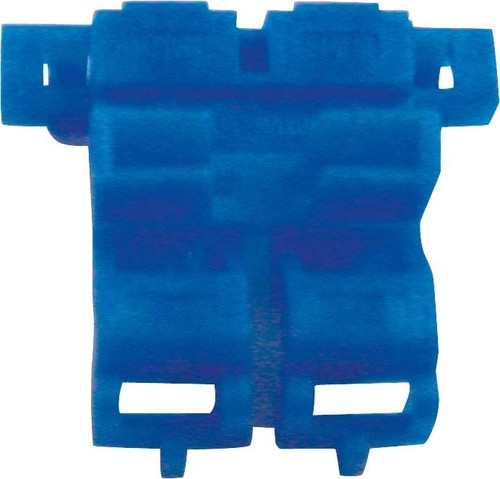 3M Deutschland Flachsicherungshalter blau,max.0,75-1,5qmm 972, blau (VE25)