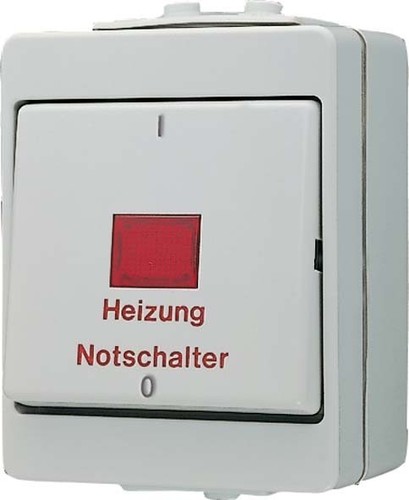 Jung Heizung Notschalter Aus 3-pol. 603 HW