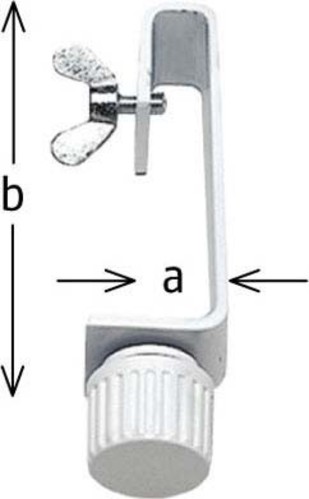 LTS Licht&Leuchten Leuchtenbefestigung 22mm L 17/1 weiß