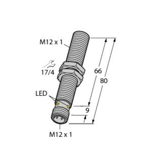 Turck Sensor induktiv BI4U-M12- #1634918