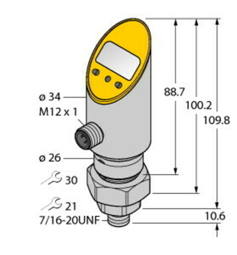 Turck Drucksensor verdrehbar PS025V-50 #6832856